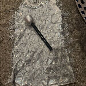 Pop star costume. Worn 1/2 day to school for spirit week.